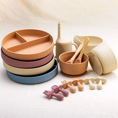 Baby Silicone Plate Set